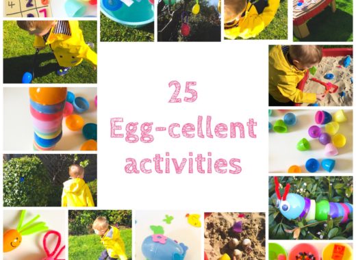 25 Easter play ideas for toddlers using plastic eggs